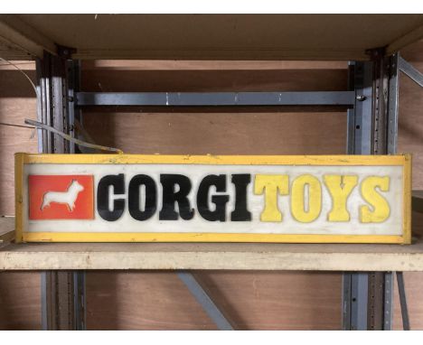 A CORGI TOYS ILLUMINATED LIGHT BOX SIGN 