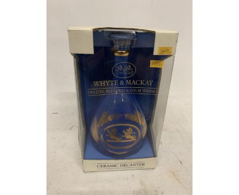 A BOXED 75CL BOTTLE - BELLS PRINCE ANDREW &amp; SARAH FERGUSON SCOTCH WHISKY DECANTER 