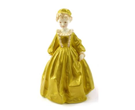 A Royal Worcester Doughty figure, Grandmother's Dress, number 3081, printed marks beneath, 19cm high.