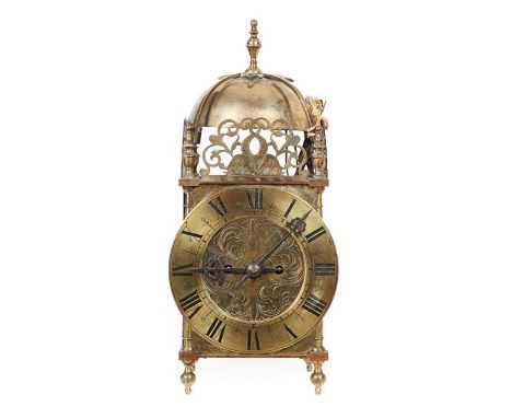 A Lantern Form Striking Clock, retailed by Goldsmiths &amp; Silversmiths Company, 112 Regent Street, London W, early 20th cen