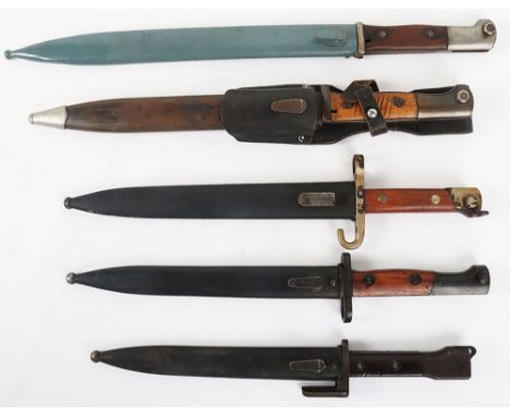 German 1884/98 Sawback and other Bayonets: Sawback bayonet with clean 23.5 cm  blade with makers ERFURT GEBR.HELLER MARIENTHA