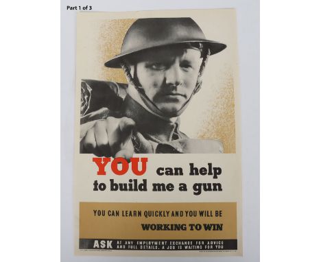 British WW2 and Post War Posters :  Post War Join the Regular Army Posters with images of  uniformed Despatch Rider and Parac
