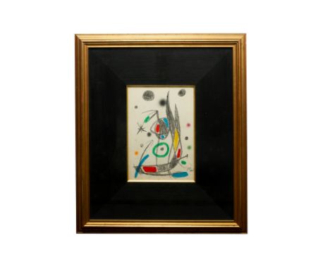 AFTER JOAN MIRO (SPANISH, 1893-1983) -
Two lithograph plates from 'Maravillas con Variaciones Acrosticas en el Jardin de Miro