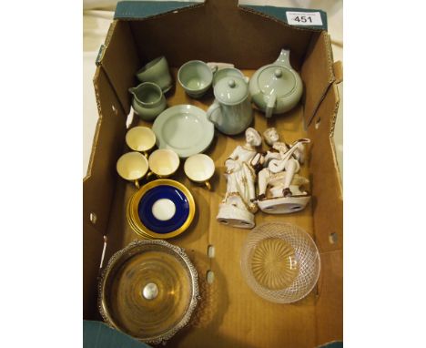  Sale Item:    BO LOT- MINTON SPODE FIGURES BOWL ETC  Vat Status:   No Vat   Buyers Premium:  This lot is subject to a Buyers