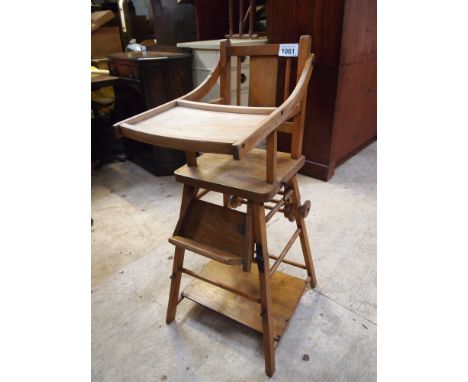  Sale Item:    CHILDS HIGH CHAIR   Vat Status:   No Vat   Buyers Premium:  This lot is subject to a Buyers Premium of 15% + V