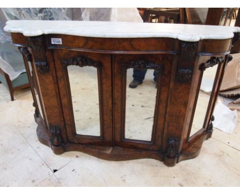 Sale Item:    MARBLE TOP CREDENZA   Vat Status:   No Vat   Buyers Premium:  This lot is subject to a Buyers Premium of 15% +