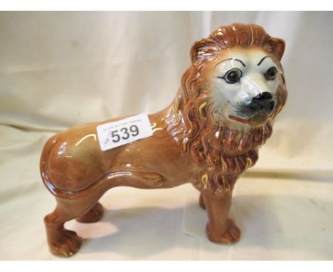  Sale Item:    POTTERY LION   Vat Status:   No Vat   Buyers Premium:  This lot is subject to a Buyers Premium of 15% + Vat @ 