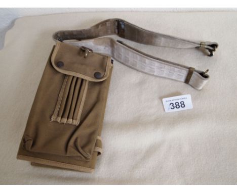  Sale Item:    ARMY BELT & MAP WALLET   Vat Status:   No Vat   Buyers Premium:  This lot is subject to a Buyers Premium of 15