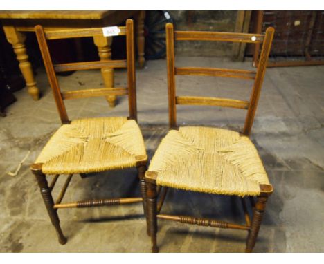  Sale Item:    PAIR RAFIA CHAIRS   Vat Status:   No Vat   Buyers Premium:  This lot is subject to a Buyers Premium of 15% + V