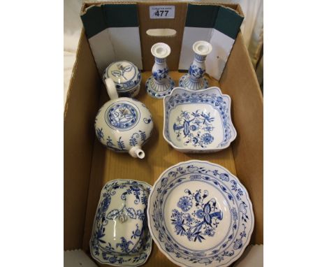  Sale Item:    7 PCS BLUE & WHITE CHINA   Vat Status:   No Vat   Buyers Premium:  This lot is subject to a Buyers Premium of 
