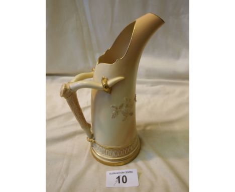 Sale Item:    ROYAL WORCESTER EWER C1887 J BRADLEY  Vat Status:   No Vat   Buyers Premium:  This lot is subject to a Buyers 