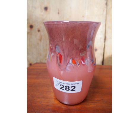  Sale Item:    SCOTTISH STRATHEARN GLASS VASE   Vat Status:   No Vat   Buyers Premium:  This lot is subject to a Buyers Premi