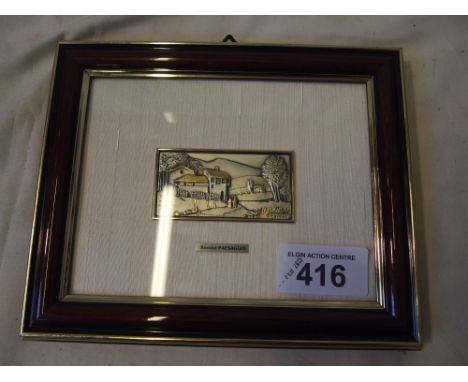  Sale Item:    925 SILVER PLAQUE ROSSININ   Vat Status:   No Vat   Buyers Premium:  This lot is subject to a Buyers Premium o
