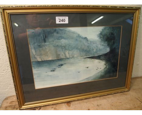  Sale Item:    W C PAINTING ROCK POOL RIVER SPEY  Vat Status:   No Vat   Buyers Premium:  This lot is subject to a Buyers Pre