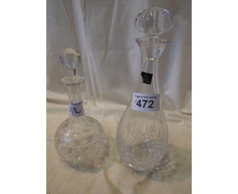  Sale Item:    2 DECANTERS   Vat Status:   No Vat   Buyers Premium:  This lot is subject to a Buyers Premium of 15% + Vat @ 2