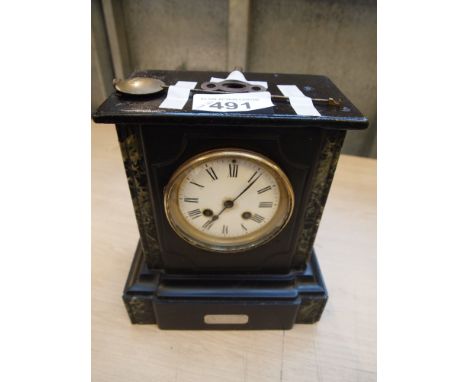  Sale Item:    MARBLE CLOCK   Vat Status:   No Vat   Buyers Premium:  This lot is subject to a Buyers Premium of 15% + Vat @ 