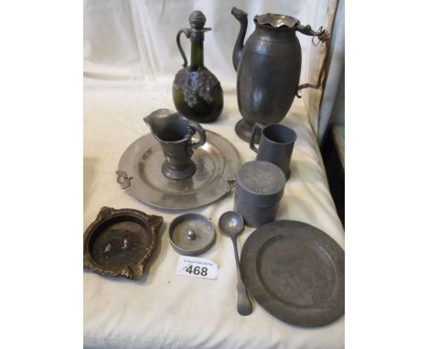  Sale Item:    BOX PEWTER WARE   Vat Status:   No Vat   Buyers Premium:  This lot is subject to a Buyers Premium of 15% + Vat