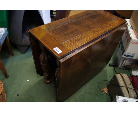  Sale Item:    OAK GATE LEG TABLE   Vat Status:   No Vat   Buyers Premium:  This lot is subject to a Buyers Premium of 15% + 