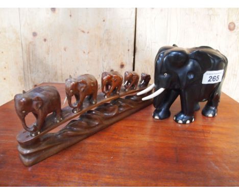  Sale Item:    HARDWOOD ELEPHANTS   Vat Status:   No Vat   Buyers Premium:  This lot is subject to a Buyers Premium of 15% + 