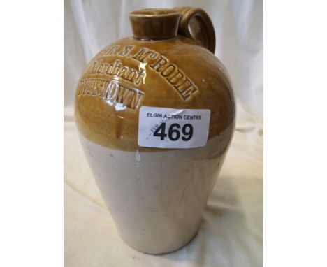  Sale Item:    MCROBBIE DUFFTOWN FLAGON (AF)   Vat Status:   No Vat   Buyers Premium:  This lot is subject to a Buyers Premiu