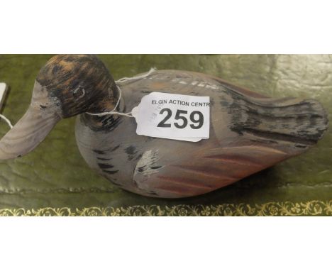  Sale Item:    WOODEN DECOY   Vat Status:   No Vat   Buyers Premium:  This lot is subject to a Buyers Premium of 15% + Vat @ 