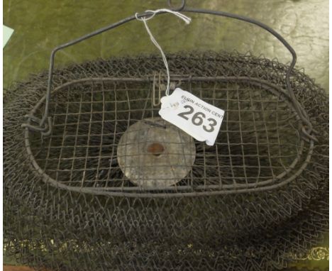  Sale Item:    CRAY FISH POT   Vat Status:   No Vat   Buyers Premium:  This lot is subject to a Buyers Premium of 15% + Vat @