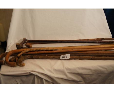  Sale Item:    BUNDLE WALKING STICKS   Vat Status:   No Vat   Buyers Premium:  This lot is subject to a Buyers Premium of 15%