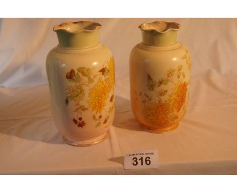  Sale Item:    PAIR VASES (AF)   Vat Status:   No Vat   Buyers Premium:  This lot is subject to a Buyers Premium of 15% + Vat