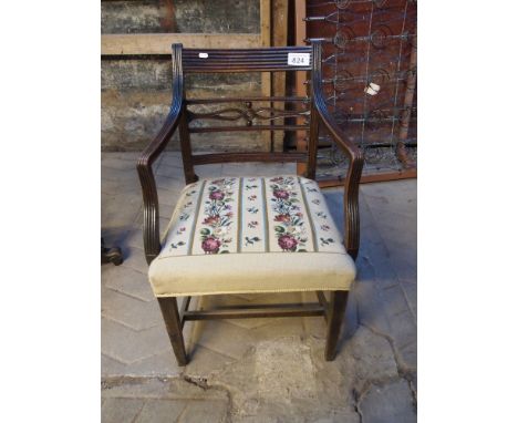  Sale Item:    TAPESTRY CHAIR   Vat Status:   No Vat   Buyers Premium:  This lot is subject to a Buyers Premium of 15% + Vat 