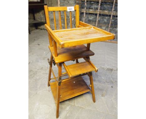  Sale Item:    CHILDS HIGH CHAIR   Vat Status:   No Vat   Buyers Premium:  This lot is subject to a Buyers Premium of 15% + V