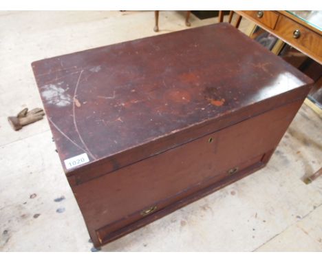  Sale Item:    LARGE WOODEN TRUNK   Vat Status:   No Vat   Buyers Premium:  This lot is subject to a Buyers Premium of 15% + 
