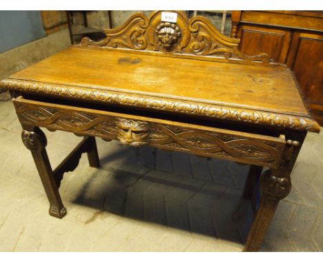  Sale Item:    OAK HALL TABLE   Vat Status:   No Vat   Buyers Premium:  This lot is subject to a Buyers Premium of 15% + Vat 