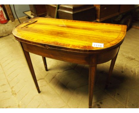  Sale Item:    INLAID CARD TABLE (AF)   Vat Status:   No Vat   Buyers Premium:  This lot is subject to a Buyers Premium of 15