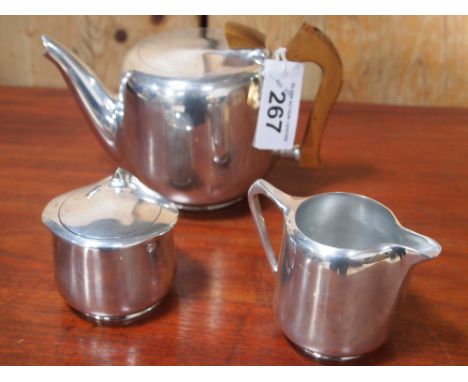 Sale Item:    PIQUOT TEA SERVICE   Vat Status:   No Vat   Buyers Premium:  This lot is subject to a Buyers Premium of 15% + 