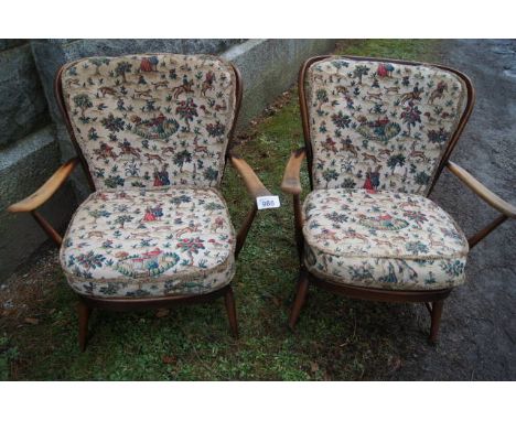  Sale Item:    PAIR ERCOL ARM CHAIRS   Vat Status:   No Vat   Buyers Premium:  This lot is subject to a Buyers Premium of 15%