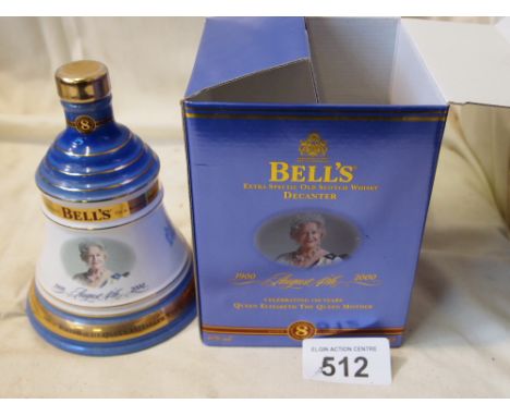  Sale Item:    BELLS Q M 100 YRS DECANTER   Vat Status:   No Vat   Buyers Premium:  This lot is subject to a Buyers Premium o
