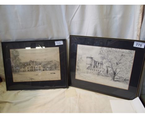  Sale Item:    2 SIGNED ETCHINGS   Vat Status:   No Vat   Buyers Premium:  This lot is subject to a Buyers Premium of 15% + V