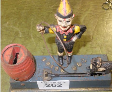  Sale Item:    CAST IRON BANK   Vat Status:   No Vat   Buyers Premium:  This lot is subject to a Buyers Premium of 15% + Vat 