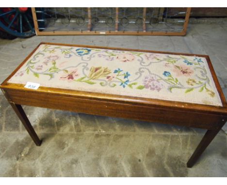  Sale Item:    DUET PIANO STOOL (AF)   Vat Status:   No Vat   Buyers Premium:  This lot is subject to a Buyers Premium of 15%