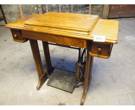  Sale Item:    TREADLE SEWING MACHINE   Vat Status:   No Vat   Buyers Premium:  This lot is subject to a Buyers Premium of 15