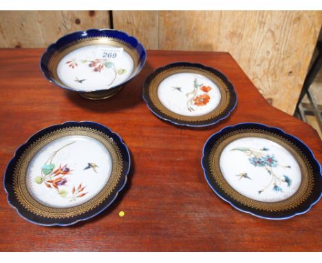  Sale Item:    FRENCH PORCELAIN PART DESSERT SET  Vat Status:   No Vat   Buyers Premium:  This lot is subject to a Buyers Pre