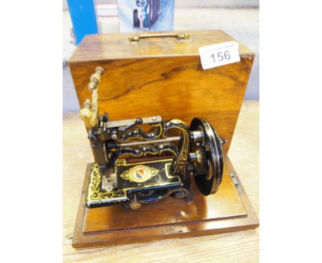  Sale Item:    JAMES G WEIR SEWING MACHINE   Vat Status:   No Vat   Buyers Premium:  This lot is subject to a Buyers Premium 
