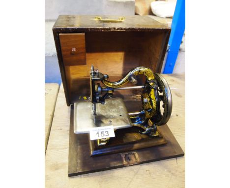  Sale Item:    AGENORIO SEWING MACHINE   Vat Status:   No Vat   Buyers Premium:  This lot is subject to a Buyers Premium of 1