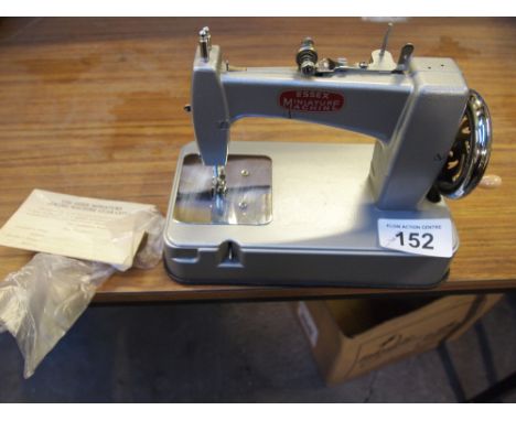  Sale Item:    ESSEX MINIATURE SEWING MACHINE   Vat Status:   No Vat   Buyers Premium:  This lot is subject to a Buyers Premi