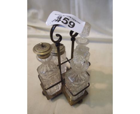  Sale Item:    CONDIMENT SET   Vat Status:   No Vat   Buyers Premium:  This lot is subject to a Buyers Premium of 15% + Vat @