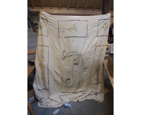  Sale Item:    CHINESE SILK BEDSPREAD   Vat Status:   No Vat   Buyers Premium:  This lot is subject to a Buyers Premium of 15