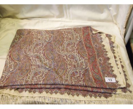  Sale Item:    PRINTED PAISLEY TABLE COVER (AF)   Vat Status:   No Vat   Buyers Premium:  This lot is subject to a Buyers Pre