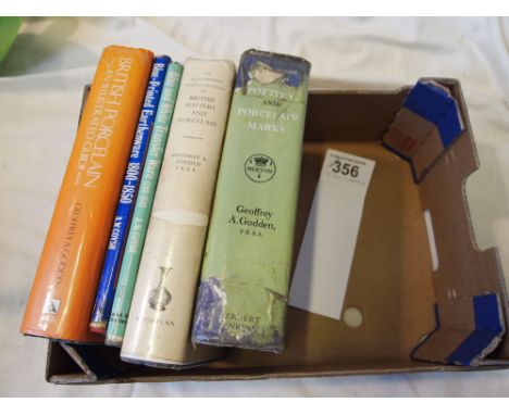  Sale Item:    5 VOLUMES BRITISH CERAMICS   Vat Status:   No Vat   Buyers Premium:  This lot is subject to a Buyers Premium o