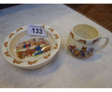  Sale Item:    ROYAL DOULTON BUNNYKINS CUP & PLATE  Vat Status:   No Vat   Buyers Premium:  This lot is subject to a Buyers P