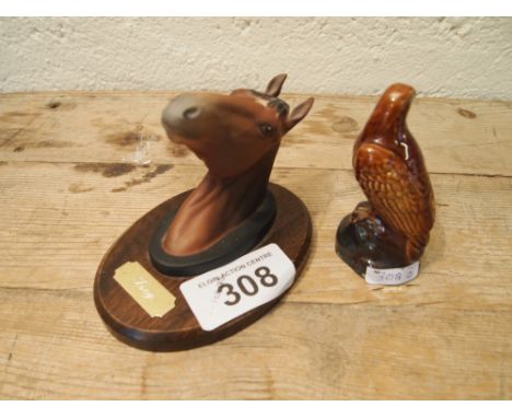  Sale Item:    BESWICK EAGLE & HORSE HEAD TROY   Vat Status:   No Vat   Buyers Premium:  This lot is subject to a Buyers Prem